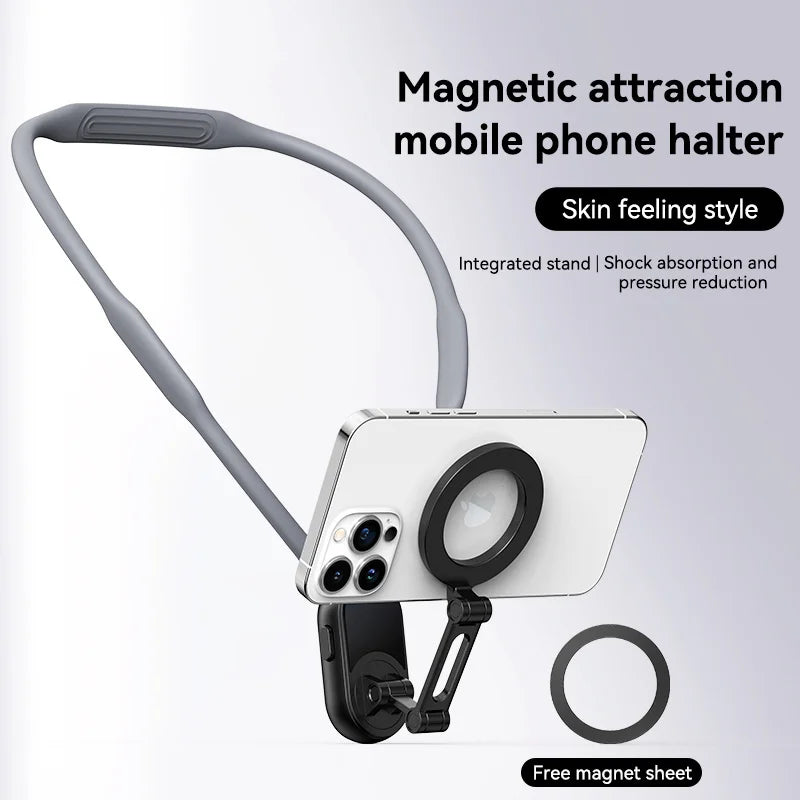 Magnetic Neck Mount Phone Holder